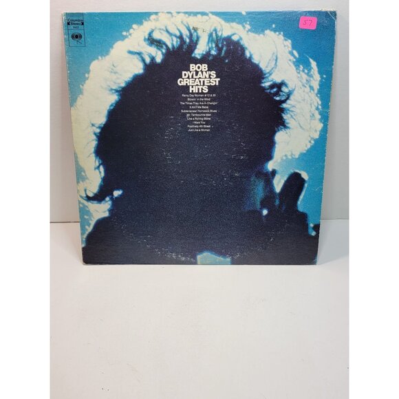 “BOB DYLAN'S GREATEST HITS” VINYL LP COLUMBIA JC 9463 STEREO Vinyl Records - Picture 1 of 5